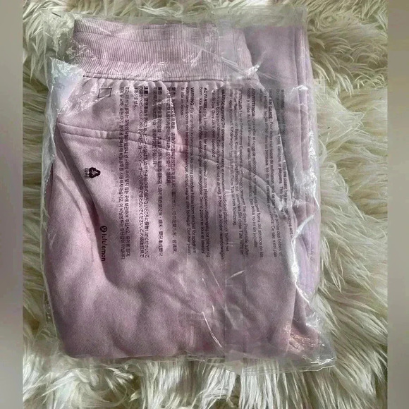 Lululemon Scuba Relaxed HR Joggers sz 2 Pink Peony high rise full length sweats - Picture 2 of 3